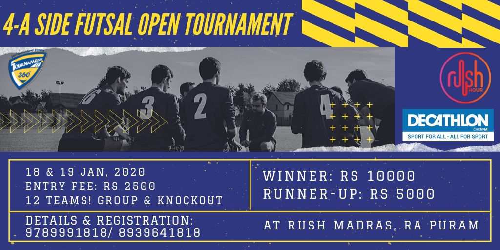 4 A Side Futsal Open Tournament